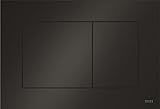 TECE now Betätigungsplatte für WC (Farbe schwarz, Zweimengentechnik, bedienbar von oben und vorne) 9240403