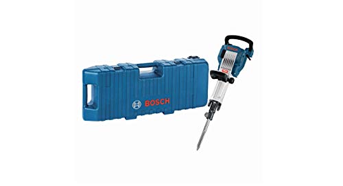 Bosch Professional Abbruchhammer GSH 16-30 mit 30 mm Werkzeugaufnahme (41 J Schlagenergie, inkl. Zusatzgriff, 1 x Spitzmeißel 400 mm, Tragegriff, Trolley)