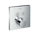 hansgrohe ShowerSelect Unterputz Thermostat, für 2 Funktionen, Chrom