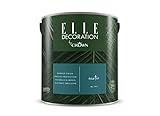 ELLE DECORATION Exotic No. 342 , 2,5 L, extra-matte Premium Wandfarbe für Innen, für Wände und Holz, hohe Deckkraft, Innenfarbe,reiches, fesselndes Petrol
