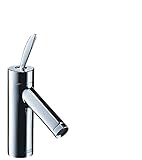 AXOR Wasserhahn Starck Classic (Armatur mit Auslauf Höhe 70 mm und Zugstangen-Ablaufgarnitur) Chrom