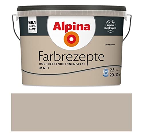 Alpina Farbrezepte Innenfarbe Zartes Puder 2,5 L,...