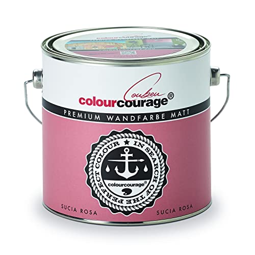 Premium Wandfarbe colourcourage matt Sucia Rosa...
