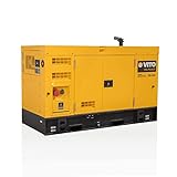 VITO Silent 53dB LpA Diesel / Heizöl** AVR Generator 12kw 15kVA ATS automatisches Netzausfall-Start 400v 4-Zyl 1500 U/min Wasserkühlung, Stromerzeuger, Überlastschalter, Ölmangelsicherung (15kVA 400v)