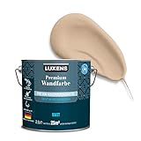 LUXENS - Premium Wandfarbe 2,5 l - Caffè Latte -...