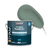 LUXENS - Premium Wandfarbe 2,5 l - Blaue Lagune -...