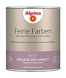 Alpina Feine Farben Lack No. 19 Melodie der Anmut® edelmatt 750ml - Dezentes Roséviolett