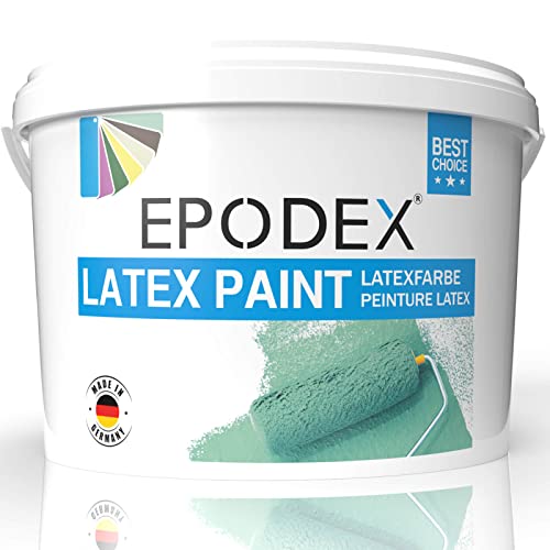 EPODEX® Latexfarbe Matt | Abriebfest | Abwaschbar...