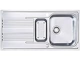 Franke Smart SRX 651 Edelstahl-Spüle glatt Küchenspüle Restebecken Einbauspüle