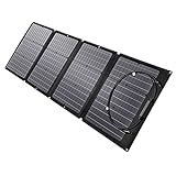 ECOFLOW 110W Solar Panel, Solarpanels Faltbar Solarmodul für Delta & RIVER Serie Tragbare Powerstation, Photovoltaik Modul Solaranlage für Outdoor Garten Balkon Wohnwagen Camping