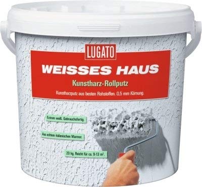 Lugato Weisses Haus Kunstharz Rollputz - Körnung...