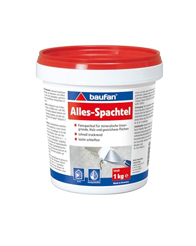 Baufan Alles-Spachtel Weiß 1kg I Zum Ausbessern &...