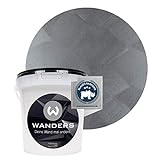 Wanders24® Tafelfarbe Edelmetallic-Grau (1 Liter)...
