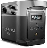 EcoFlow DELTA mini Stromgenerator, tragbar, 882 Wh, versorgt bis zu 9 Geräte, 1400-W-AC-Ausgangsleistung, Schnellladung, Solar-Generator, für Outdoor, Camping, Reisen