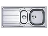 Franke Reno RNX 651 - Edelstahl Spüle Exzenterbetätigung Küchenspüle
