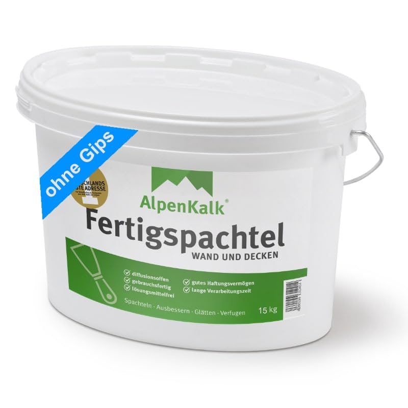 AlpenKalk® Fertigspachtel | Gebrauchsfertig &...