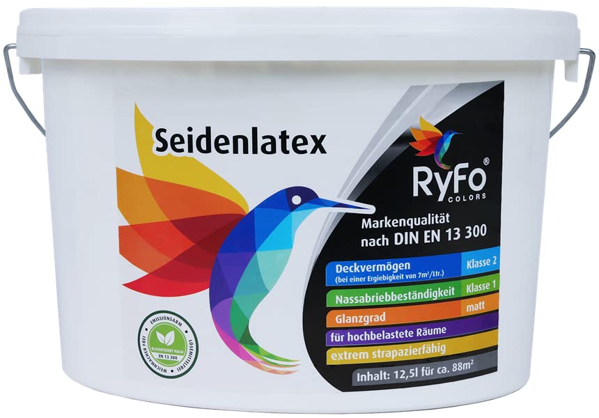 RyFo Colors Seidenlatex 12,5l (Größe wählbar) -...