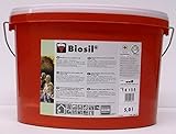 Keim Biosil Innensilikat weiß M-SK 01 Biosil Silikatfarbe Innensilikat-Farbe Wandfarbe, weiß, 5 l (1er Pack)